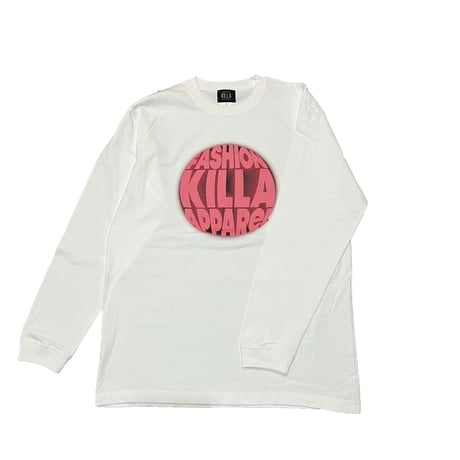 NEW CIRCLE KILLA LONG TEE WHITE