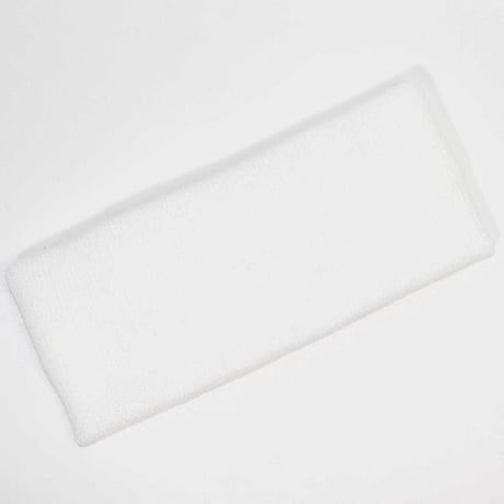 NEW RUBBER BOX LOGO HEAD BAND WHITE