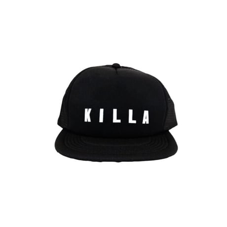 KILLA FROT LOGO MESH CAP BLACK