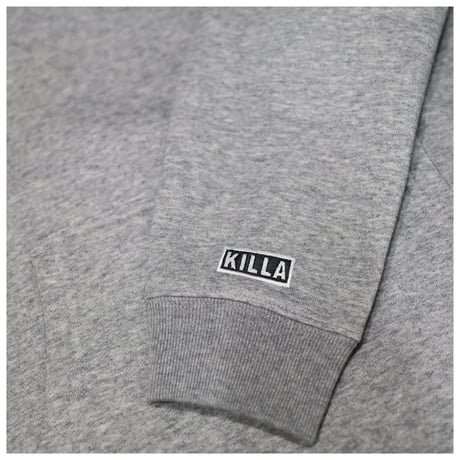 KILLA  PATCH HOODIE  GRAY