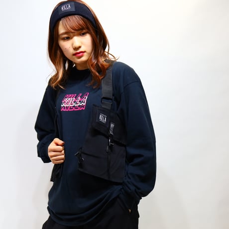 NEW RUBBER BOX LOGO HEAD BAND BLACK