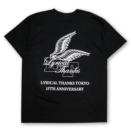 LYRICAL THANKS TOKYO S/S TEE BLACK
