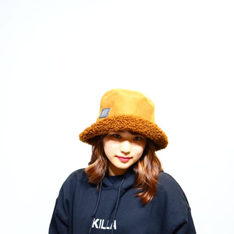 BOX LOGO BOA BUCKET HAT CAMEL