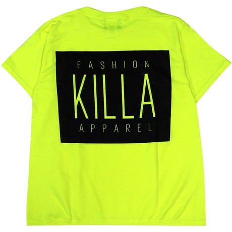 KIDS NEW ESSENTIAL BOX LOGO S/S TEE SAFETY YELLOW