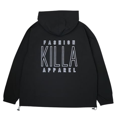 NEW ESSENTIAL LOGO  SHELL ANORAK  JACKET  BLACK