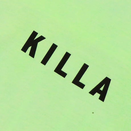 NEW ESSENTIAL BOX LOGO L/S TEE TIE-DYE LIME GREEN