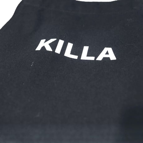 KILLA LOGO APRON BLACK