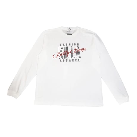 Betty Boop × Fashion KILLA Apparel L/S TEE WHITE