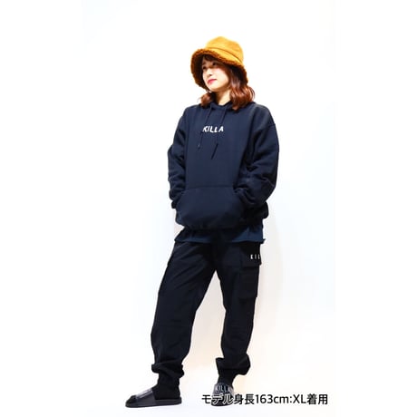 NEW ESSENTIAL BOX LOGO HOODIE BLACK