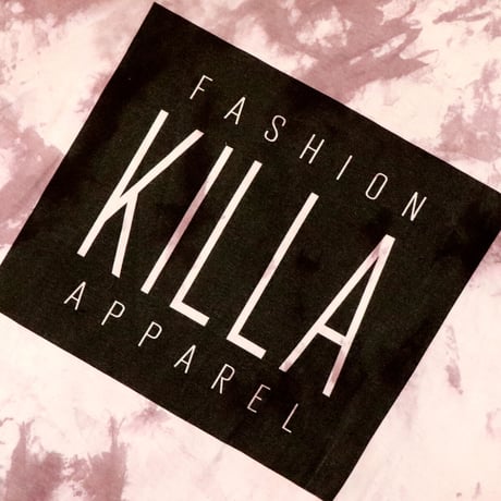 NEW ESSENTIAL BOX LOGO S/S TEE TIE DYE PURPLE