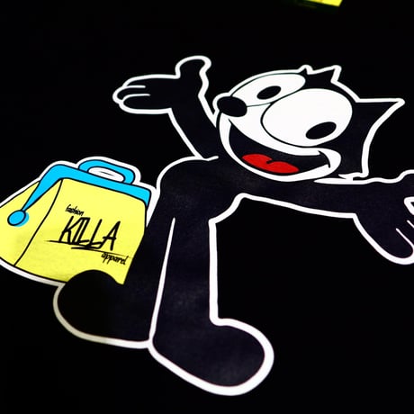 FELIX THE CAT × Fashion KILLA Apparel BLACK