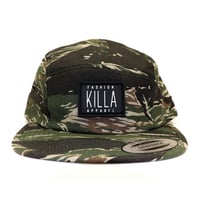 RUBBER BOX LOGO 5PANEL CAP TIGER CAMO