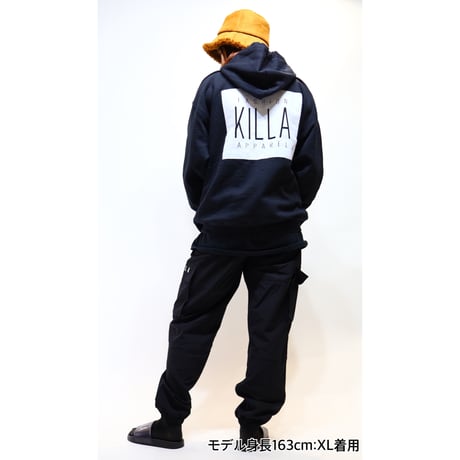 NEW ESSENTIAL BOX LOGO HOODIE BLACK