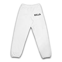 NEW ESSENTIAL BIG LOGO SWEAT PANTS WHITE