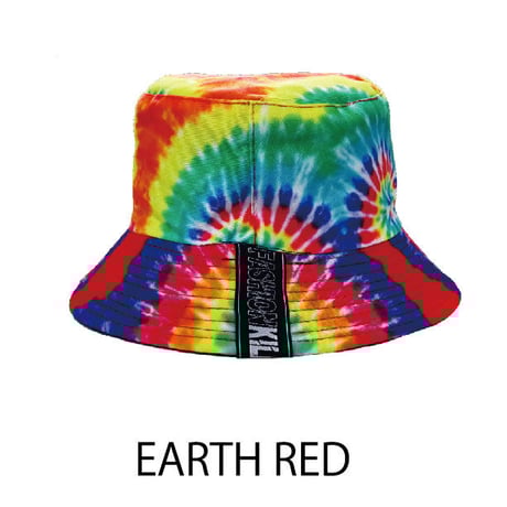 KILLA EARTH TIE-DYE REVERSIBLE BUCKET HAT  SECOND