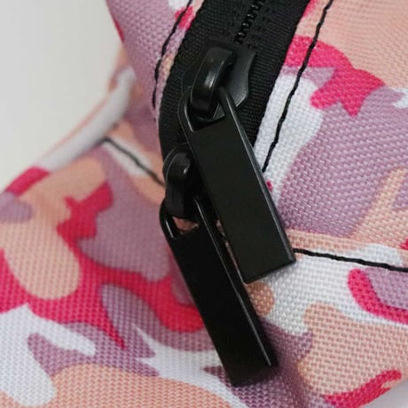 NEW RUBBER BOX LOGO WAIST BAG PINK CAMO
