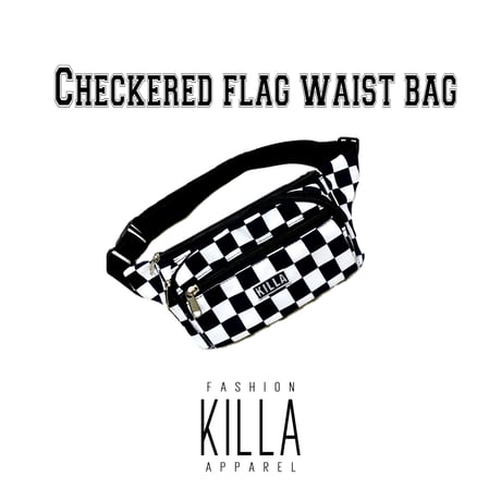 KILLA CHECKERED FLAG WAIST BAG