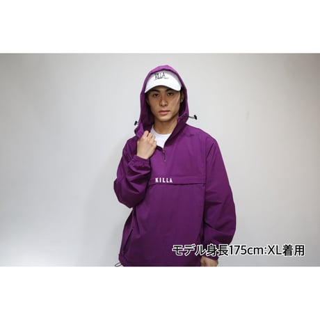 NEW ESSENTIAL LOGO  SHELL ANORAK  JACKET  PURPLE