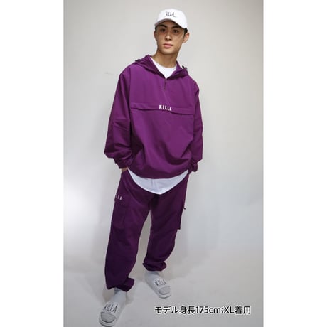 NEW ESSENTIAL LOGO  SHELL ANORAK  JACKET  PURPLE