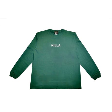 NEW ESSENTIAL LOGO L/S TEE GREEN