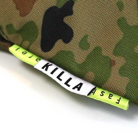 NEW RUBBER BOX LOGO WAIST BAG GREEN CAMO