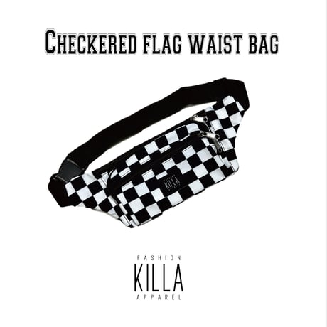 KILLA CHECKERED FLAG WAIST BAG