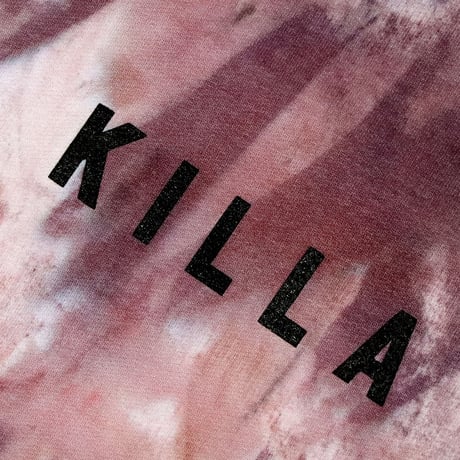 NEW ESSENTIAL BOX LOGO HOODIE TIE-DYE PURPLE