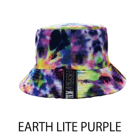 KILLA EARTH TIE-DYE REVERSIBLE BUCKET HAT  SECOND