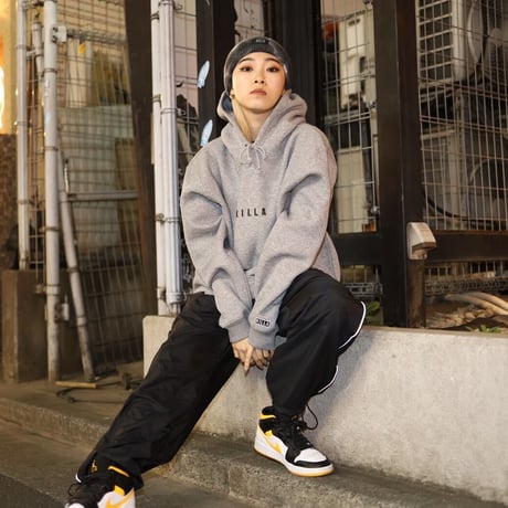KILLA  PATCH HOODIE  GRAY
