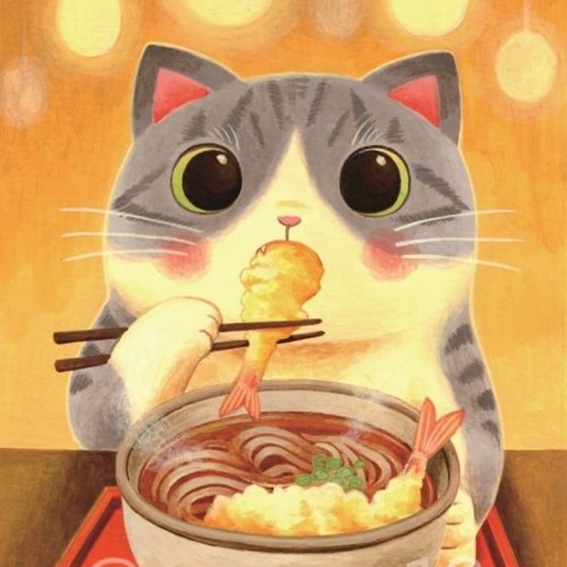 necoco】ポストカード [天そば猫] | necoco