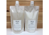 お徳用 詰替えパック Hulaシャンプー＆Hulaトリートメント　各４００ｍｌ　(8,030円→7,150円）