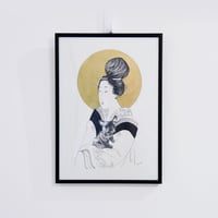eveさんのイラスト原画「UKIYOE STYLE」