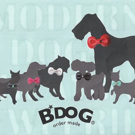 ［BDOG］白×黒　モノトーンレザーリード（LL）