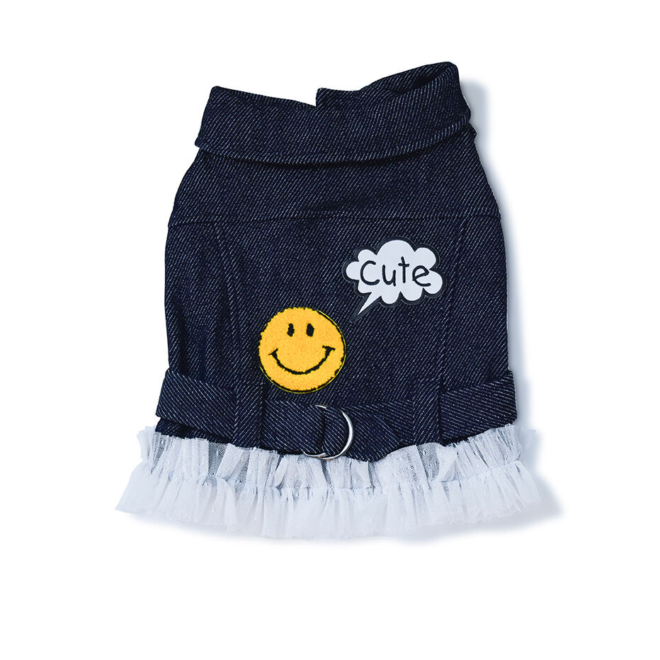 デニムワッペンライダースジャケット | フレンチブルドッグと中型犬の