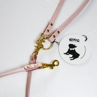 ［BDOG］パステルピンクの本革チェリーリード（LL）