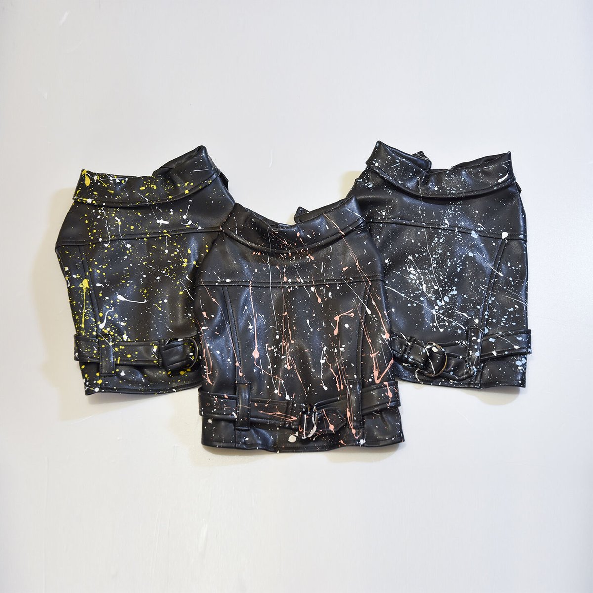ペインティングECOレザーJK（3色展開）×BDOGコラボ | フレンチ