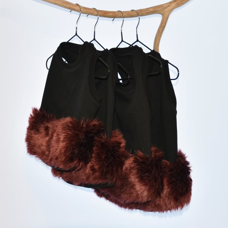 エコファー付きドレスタンク | フレンチブルドッグと中型犬の犬服 ビビビ