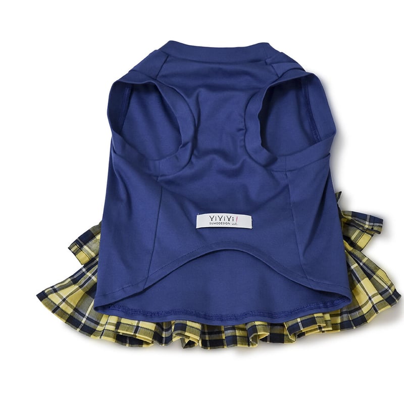 正規品♡フレンチブルドッグプルオーバー＆チェックロングパンツ♡ネイビー 正規品♡フレンチブルドッグプルオーバー＆チェックロングパンツ