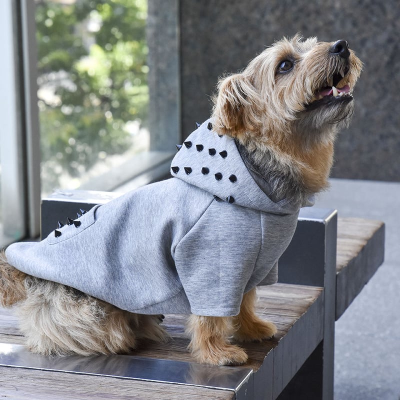 クールデザイン! トゲトゲロックパーカー | フレンチブルドッグと中型