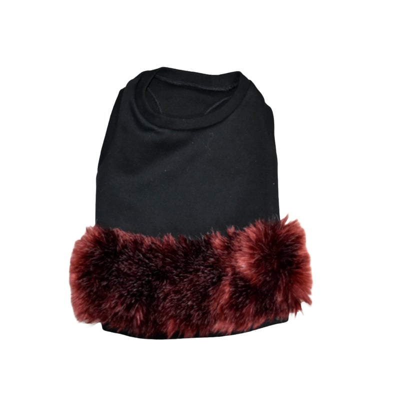 エコファー付きドレスタンク | フレンチブルドッグと中型犬の犬服 ビビビ