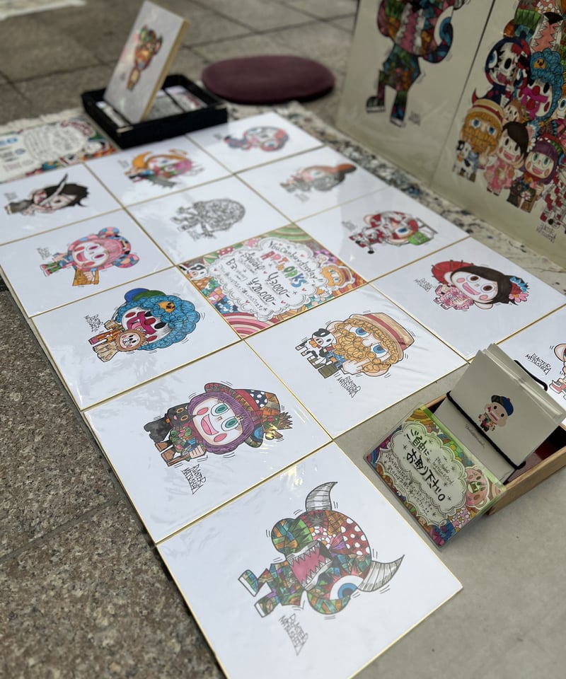 ナース(色紙)ARTWORKS | BLASTER MATSUSHITA ARTWORK STORE
