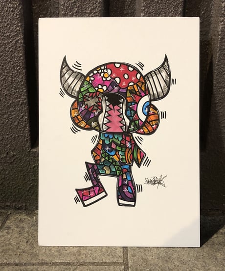 イラストレーション作品「ALIEN」 B3サイズ 原画
