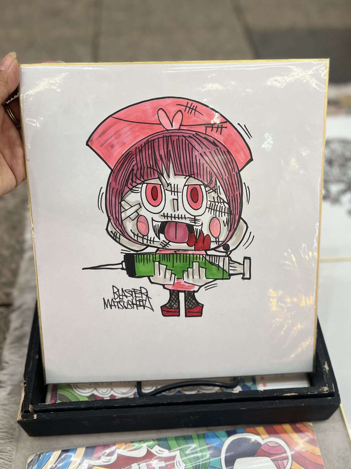 ナース(色紙)ARTWORKS | BLASTER MATSUSHITA ARTWORK STORE