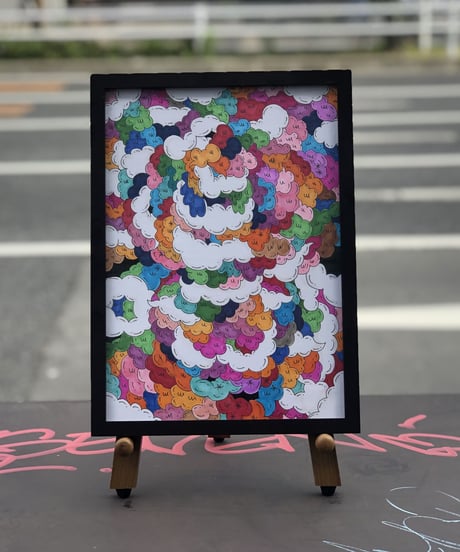 Blaster Matsushita「Cloud Flow」 A4サイズ 原画