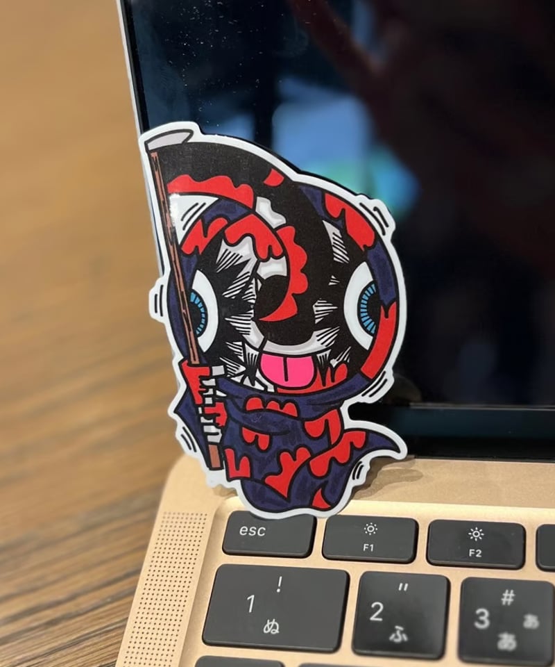 死神(小) オリジナルステッカー | BLASTER MATSUSHITA ARTWORK S