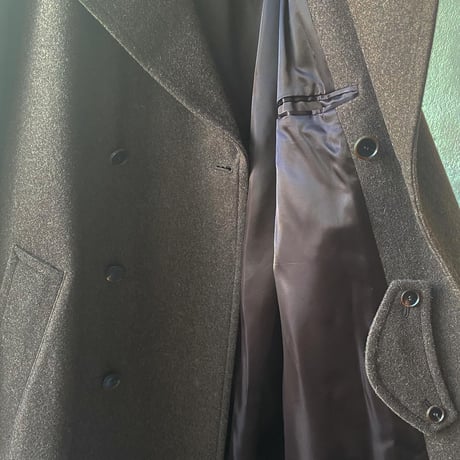 AURALEE   SUPER MILLED SHETLAND WOOL DOUBLE- BREASTED COAT   A21AC01LS (mens)