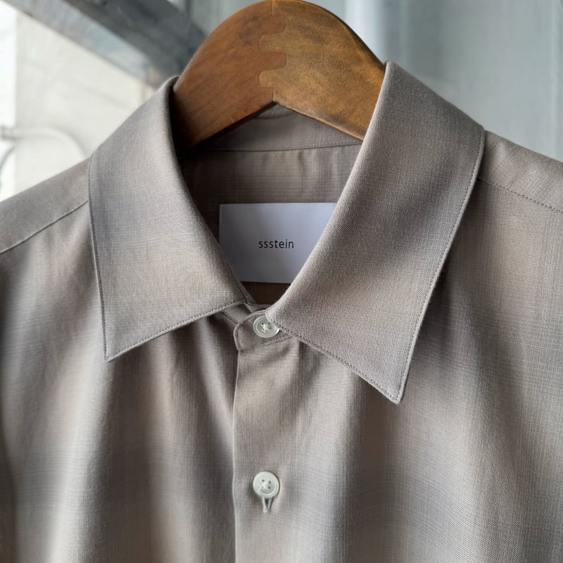 ssstein C/R CHECK OVERSIZED DOWN PAT SHIRT |