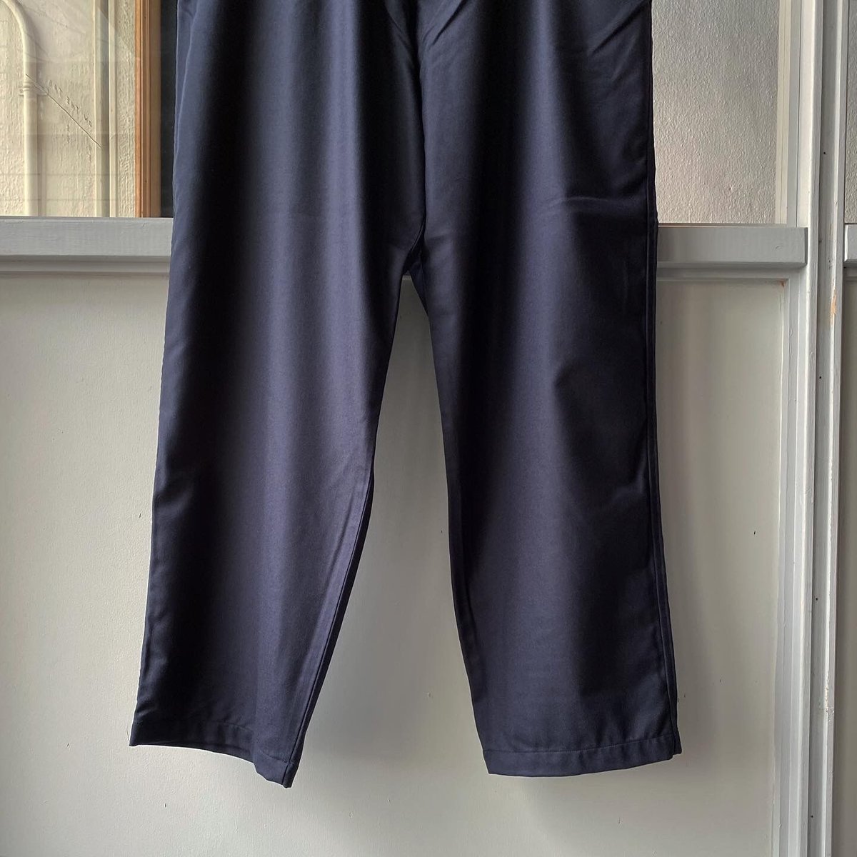 COMOLI 21AW ウールフラノドローストリングパンツ COMOLI ウールフラノ ドローストリングパンツ (U03-03003