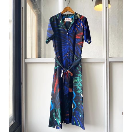 THE INOUE BROTHERS x  Aloha Blossom x Julien Colombier   "OKINAWA ZILLA DRESS "