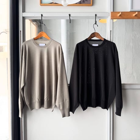 ssstein　  WOOL SILK KNIT TUCKED LS  -  ST.1146